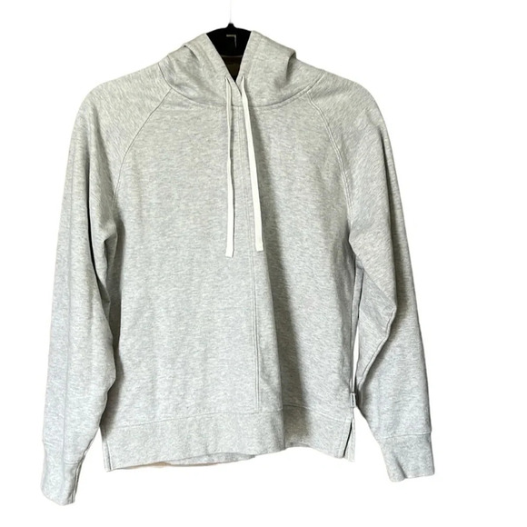 Eddie Bauer Hooded Pullover Hoodie Sweatshirt Grey Womens size Small - Picture 1 of 9